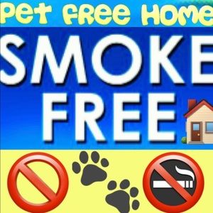 🚭 SMOKE AND PET FREE CLOSET 🚭
